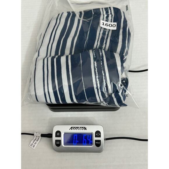 Cabi Dress Size M Navy Blue Nautical Striped Knot Mini Beachy Coastal Vacation - Picture 10 of 10